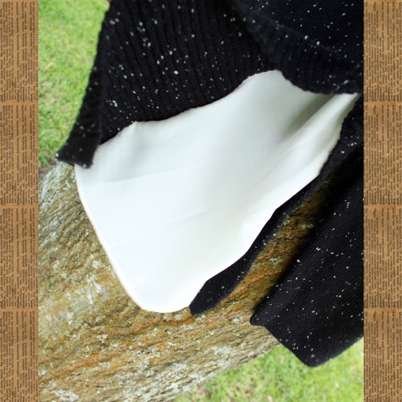 loft black and white sweater - Picture 4 of 5